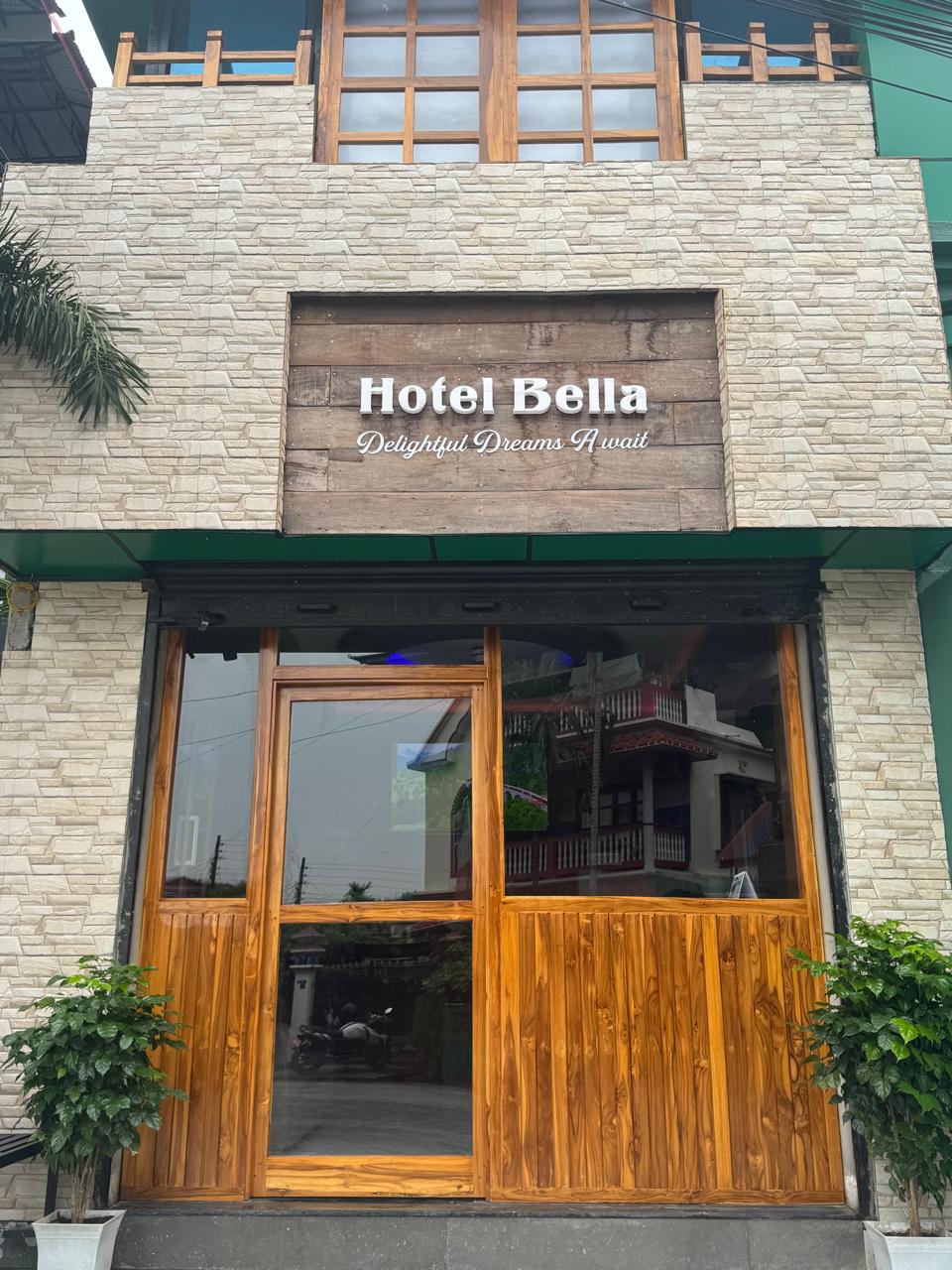 Hotel Bella Cafe exterior view in Damak, Jhapa